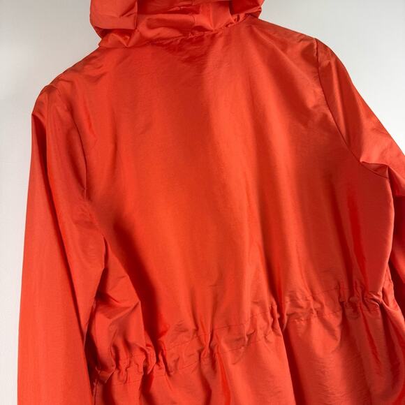 Boston Proper Hooded Vibrant Orange Utility Jacket - Picture 8 of 13